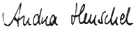 Andrea Henschel Unterschrift